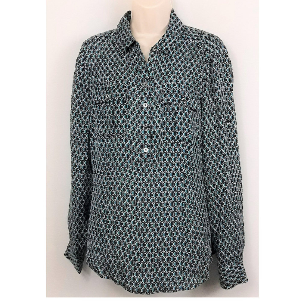 White House Black Market Silk Blouse
